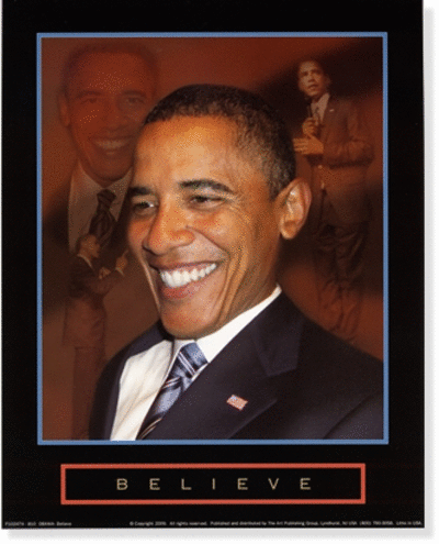 Will Motivational Posters of President Barack Obama Help an Ailing Presidential Re-election Bid?